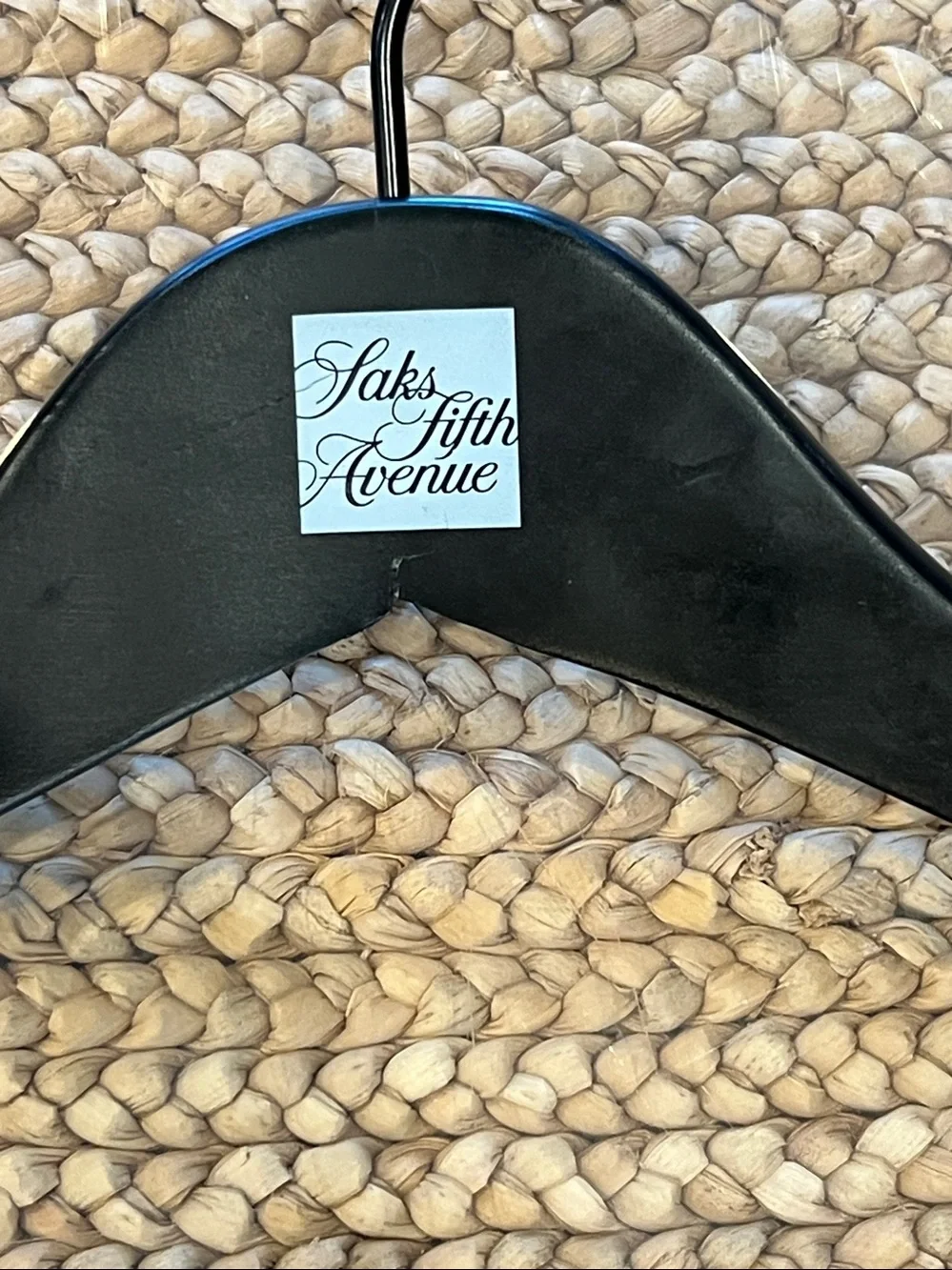 5 Saks Fifth Avenue+ Logo Wooden Pant/Suit Hangers